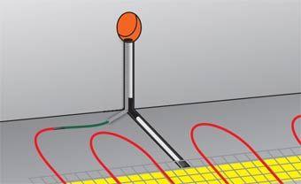 Монтаж нагрівальних матів теплої підлоги під плитку з кахля