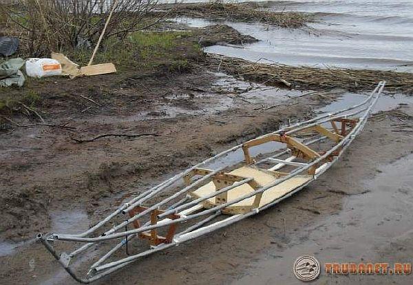 Саморобна човен з труб ПВХ своїми руками